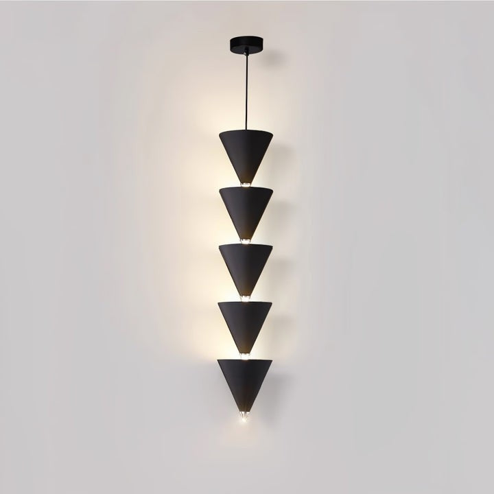 Adjustable Multi-Head LED Cone Pendant Light