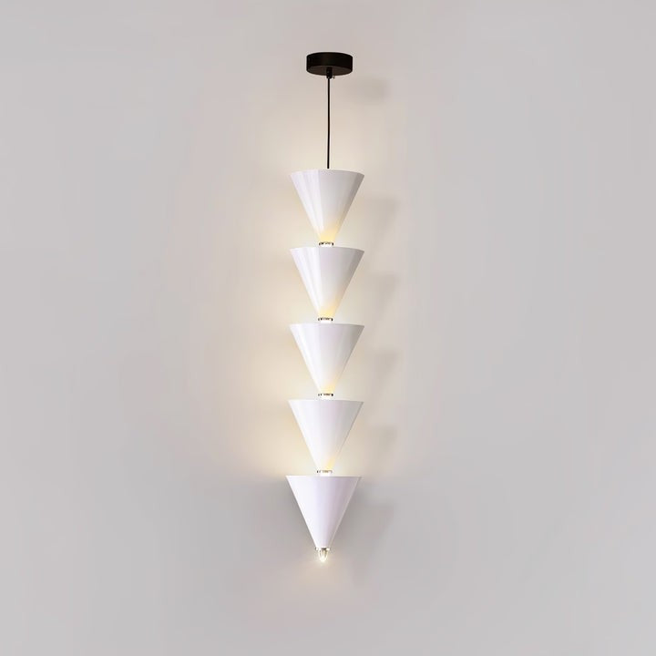 Adjustable Multi-Head LED Cone Pendant Light