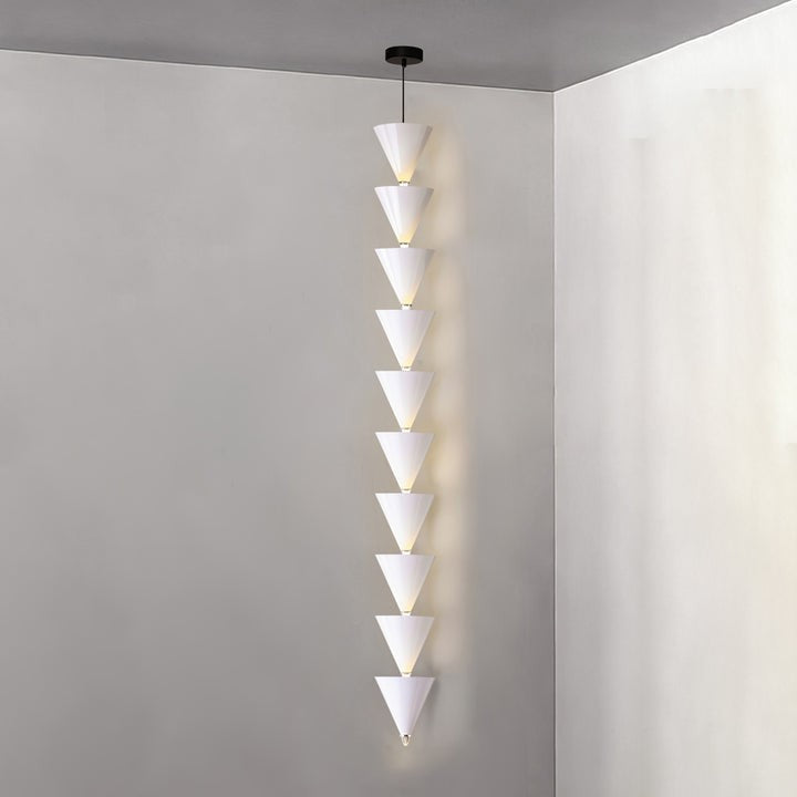 Adjustable Multi-Head LED Cone Pendant Light