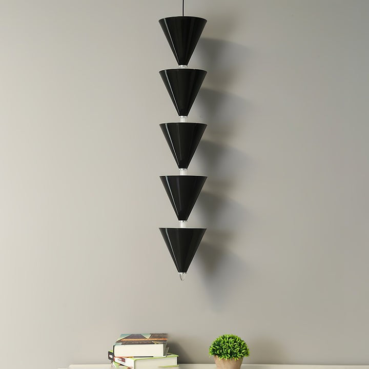 Adjustable Multi-Head LED Cone Pendant Light