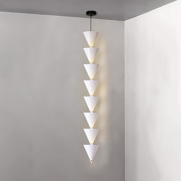 Adjustable Multi-Head LED Cone Pendant Light