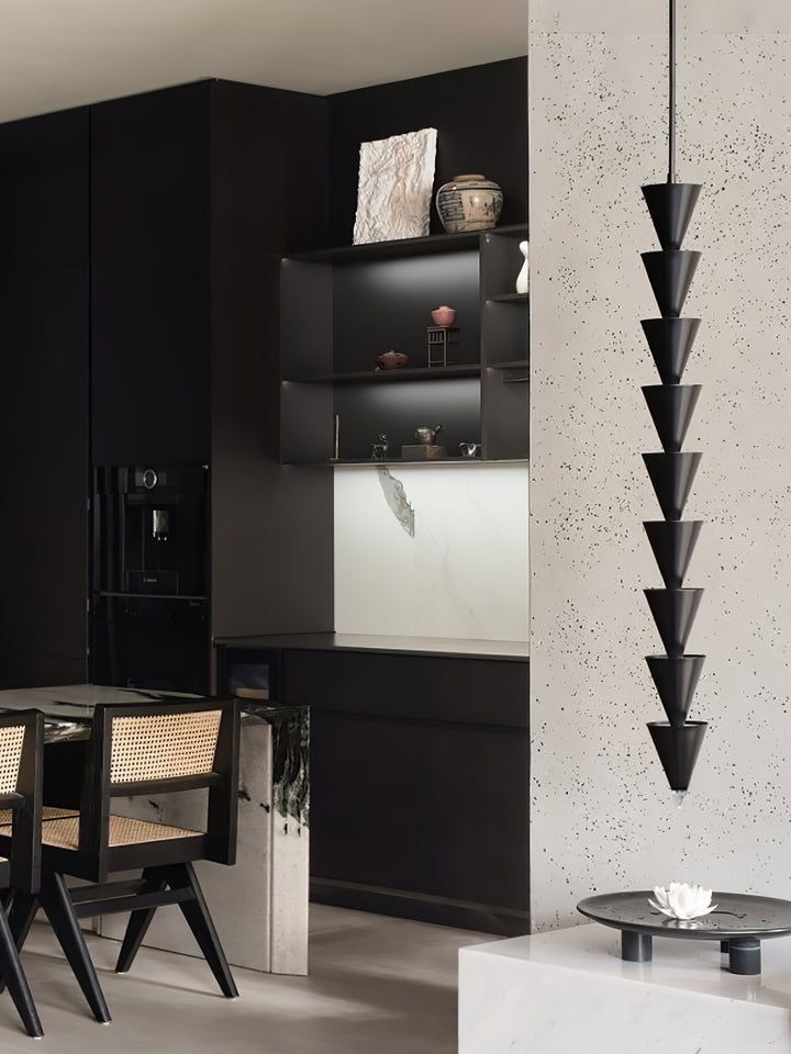 Adjustable Multi-Head LED Cone Pendant Light