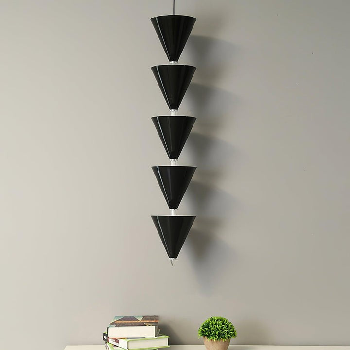 Adjustable Multi-Head LED Cone Pendant Light