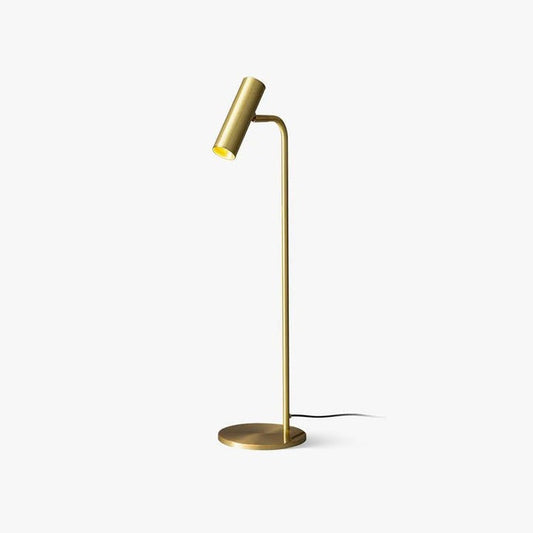 Adjustable Satin Brass LED Table Lamp