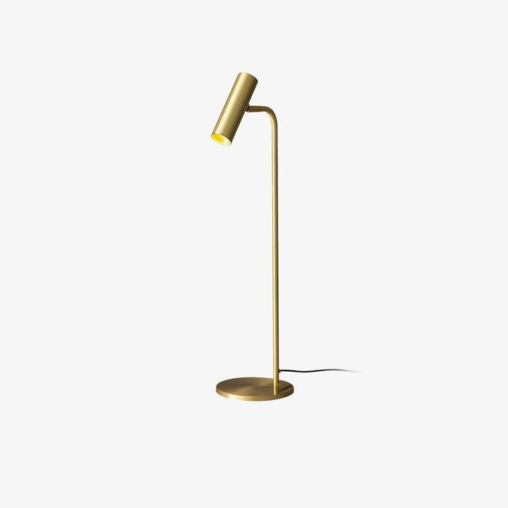 Adjustable Satin Brass LED Table Lamp