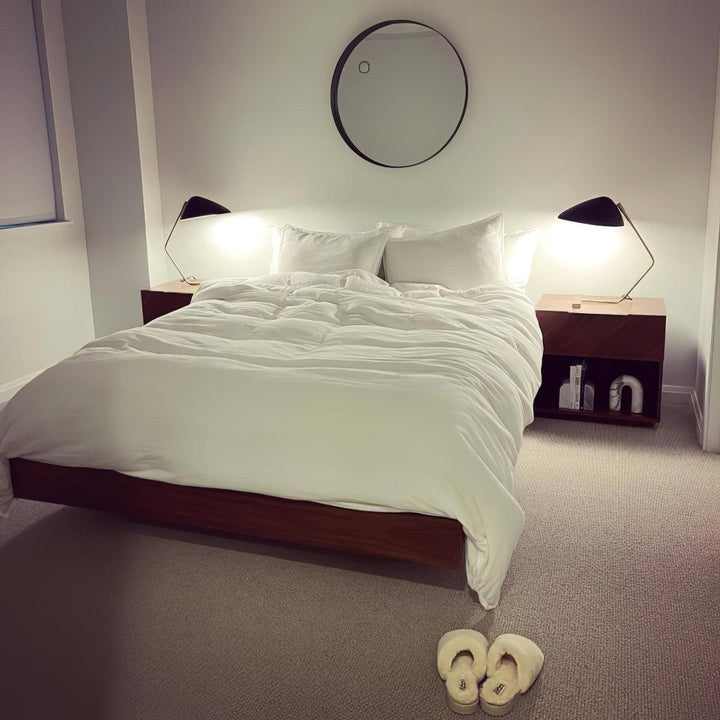 Adjustable Shell-Shade Sculptural Table Lamp