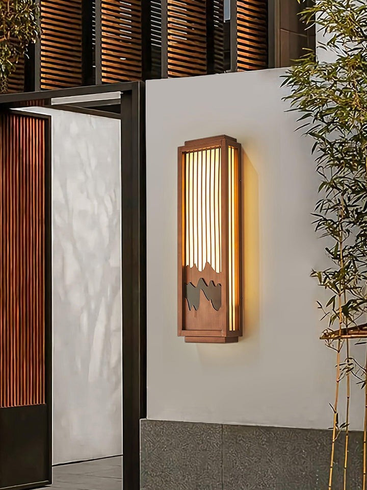 Alabaster LED Outdoor Wall Sconce – IP65 Weatherproof