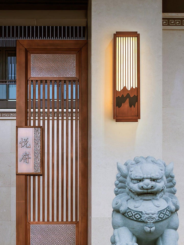 Alabaster LED Outdoor Wall Sconce – IP65 Weatherproof