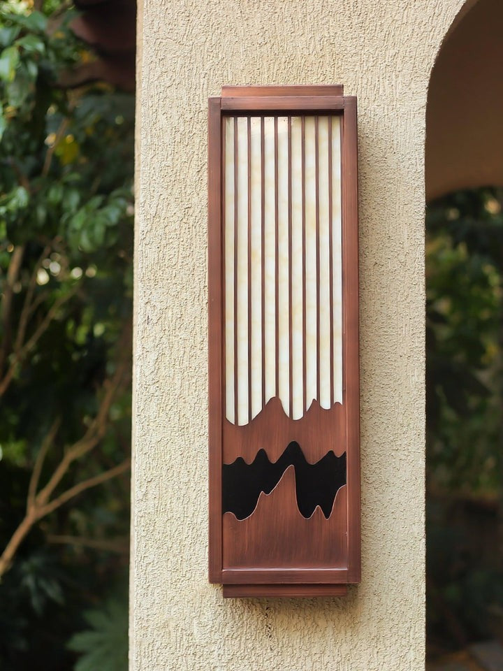 Alabaster LED Outdoor Wall Sconce – IP65 Weatherproof
