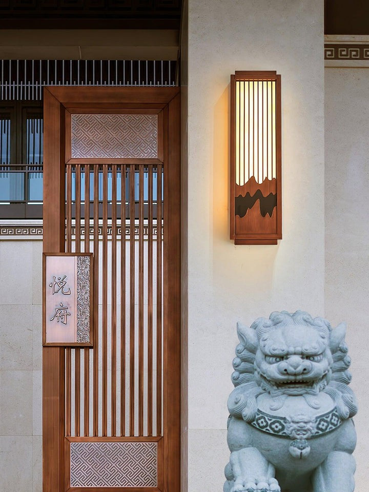 Alabaster LED Outdoor Wall Sconce – IP65 Weatherproof