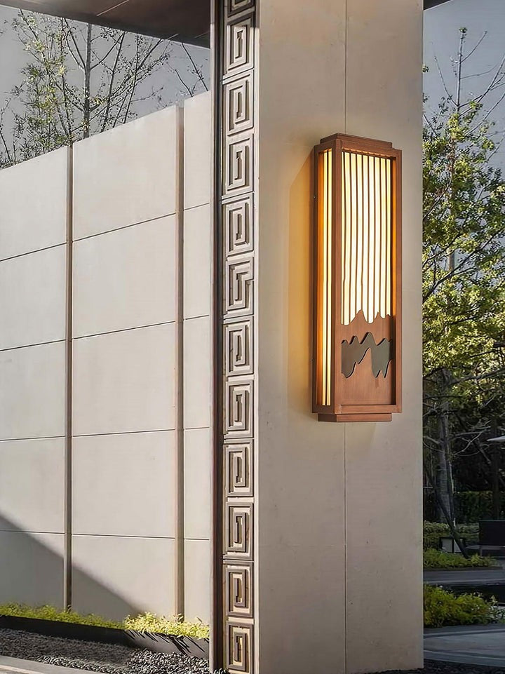 Alabaster LED Outdoor Wall Sconce – IP65 Weatherproof