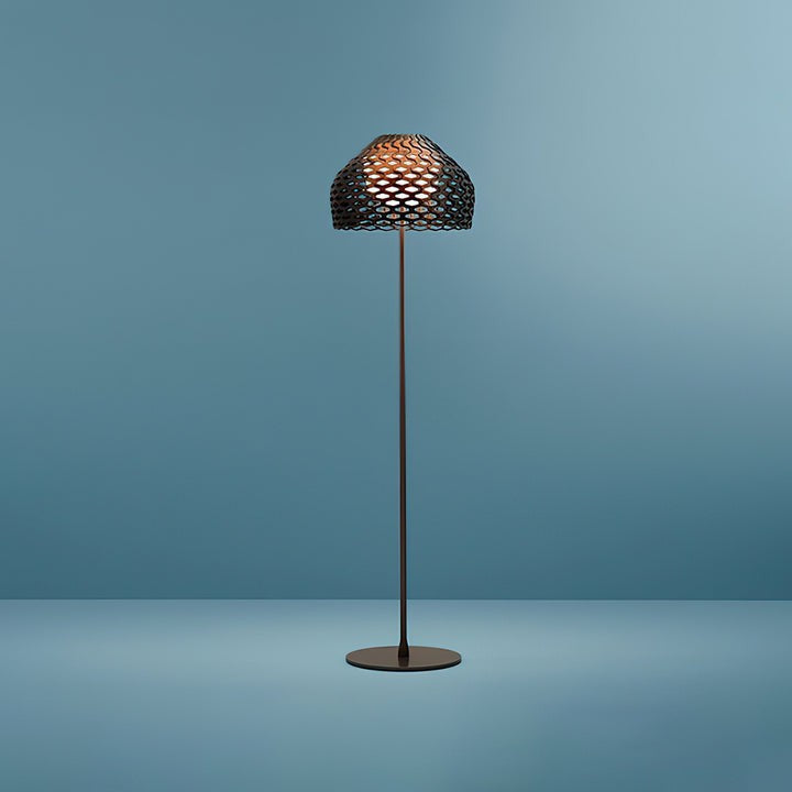 Armadillo-Inspired LED Floor Lamp for Modern Spaces