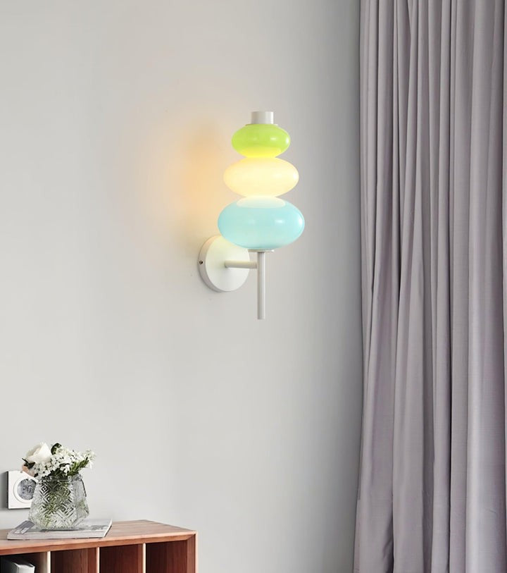 Candy Glass Segment LED Wall Light