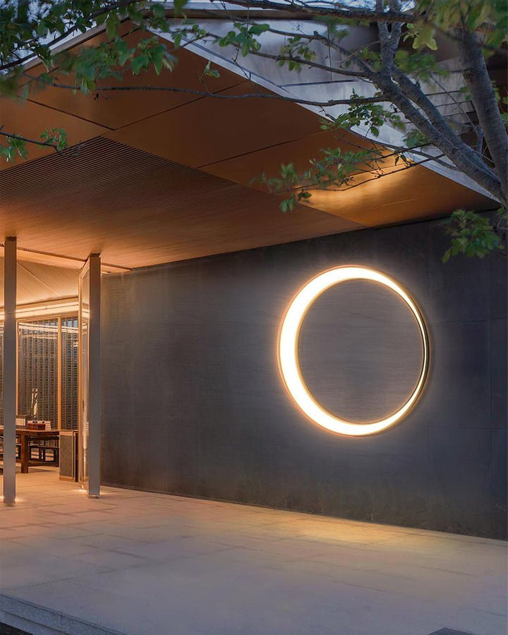 Celestial Moon LED Outdoor Wall Sconce