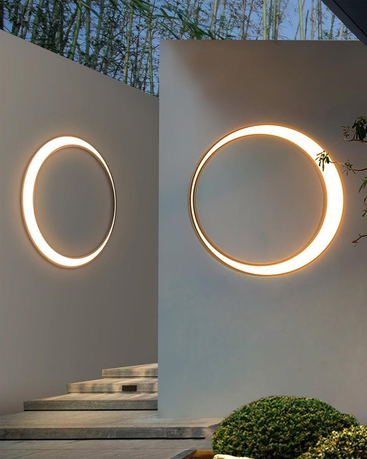 Celestial Moon LED Outdoor Wall Sconce