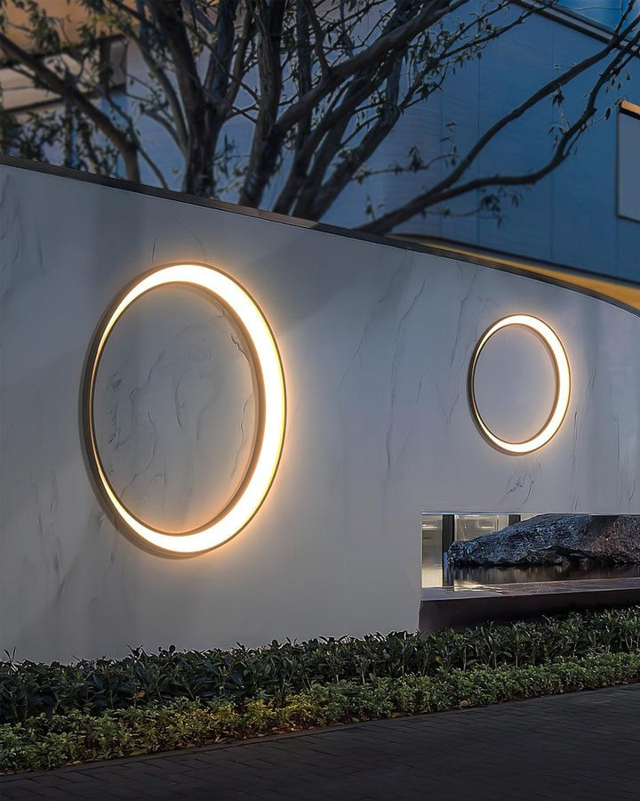 Celestial Moon LED Outdoor Wall Sconce