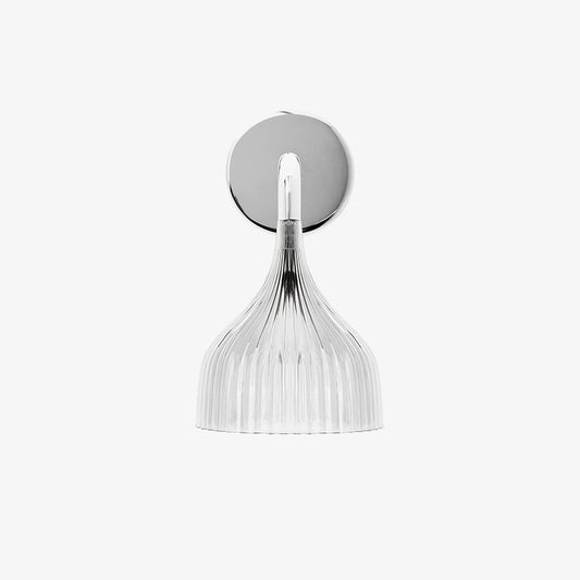 Chrome E14 Wall Sconce with LED & Edison Bulb Options