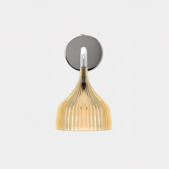Chrome E14 Wall Sconce with LED & Edison Bulb Options