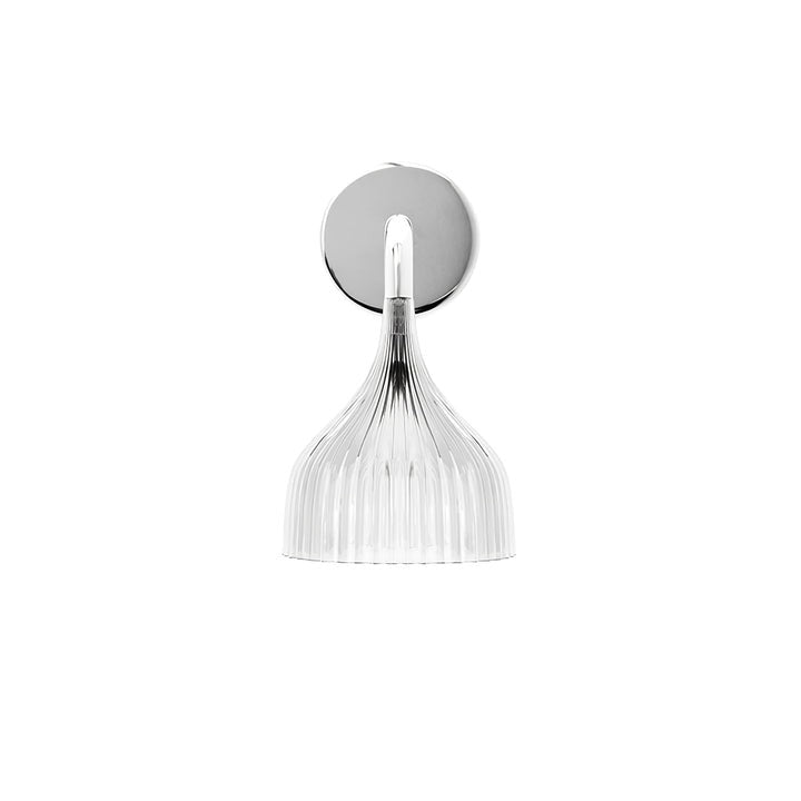 Chrome E14 Wall Sconce with LED & Edison Bulb Options