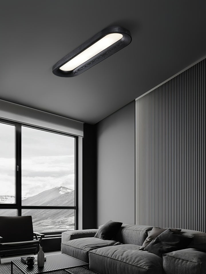 Cloud-Inspired LED Wood Ceiling Light