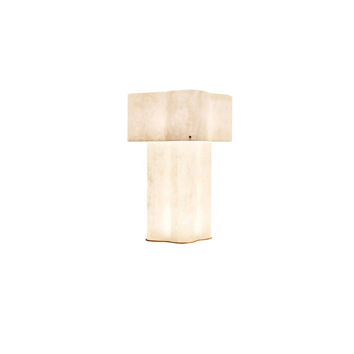 Cloud-Shaped White Fiberglass LED Floor Lamp