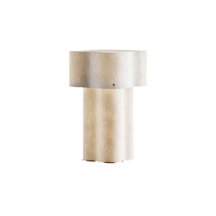 Cloud-Shaped White Fiberglass LED Floor Lamp