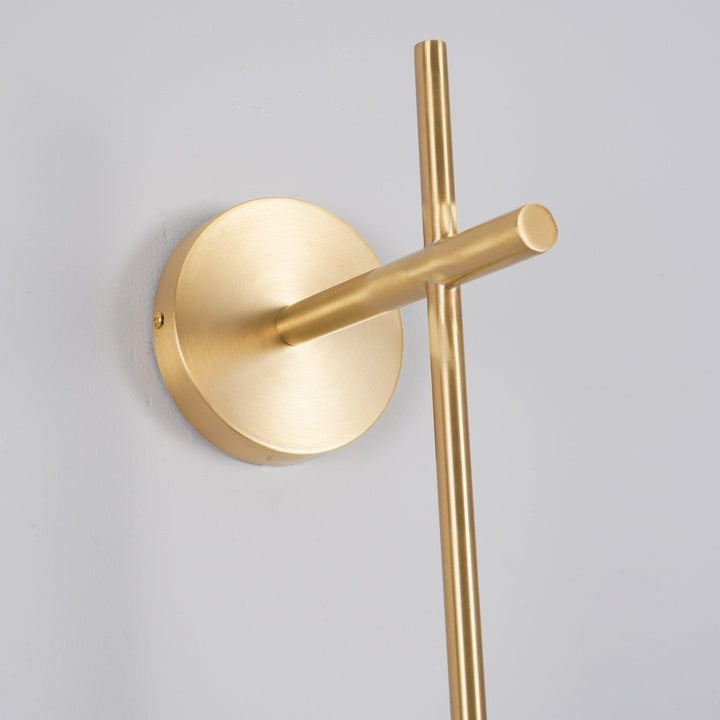Contemporary Glass Globe Vertical LED Wall Sconce