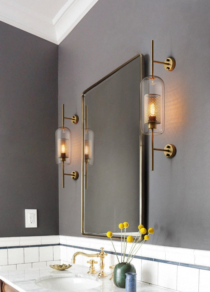 Contemporary Glass Wall Light – Sphere & Capsule