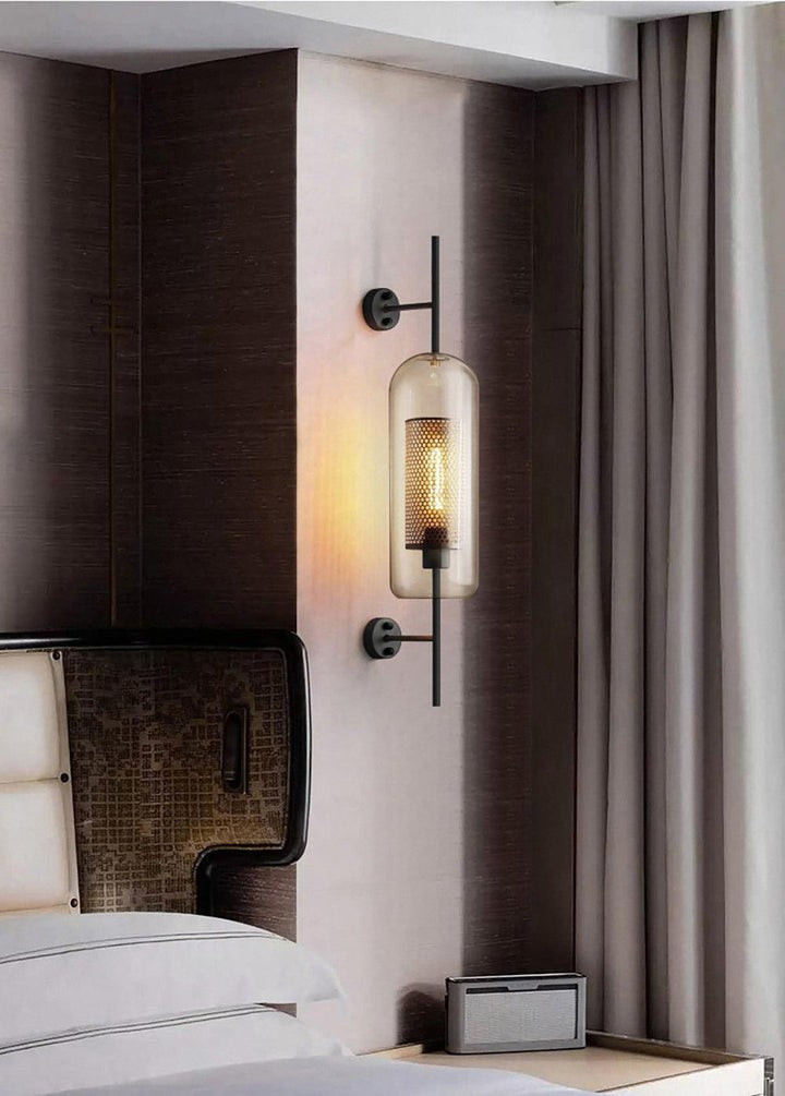 Contemporary Glass Wall Light – Sphere & Capsule