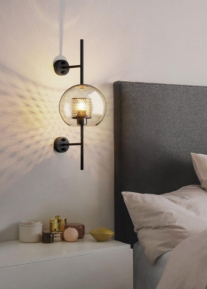 Contemporary Glass Wall Light – Sphere & Capsule