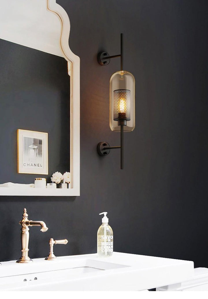 Contemporary Glass Wall Light – Sphere & Capsule