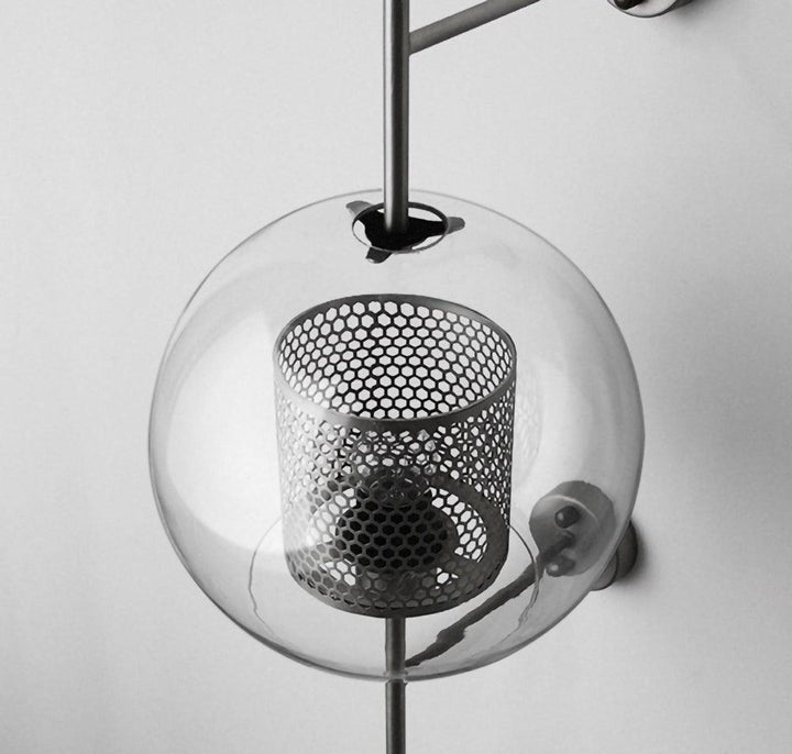Contemporary Glass Wall Light – Sphere & Capsule