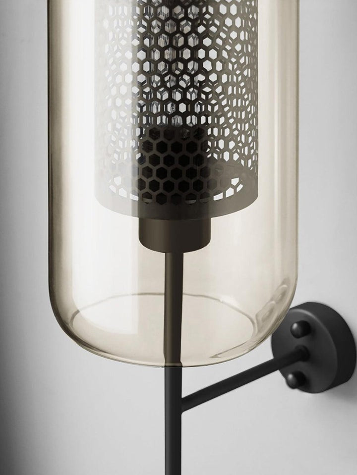 Contemporary Glass Wall Light – Sphere & Capsule