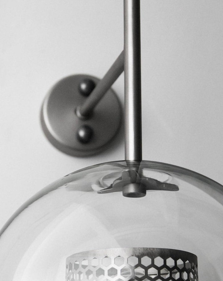 Contemporary Glass Wall Light – Sphere & Capsule