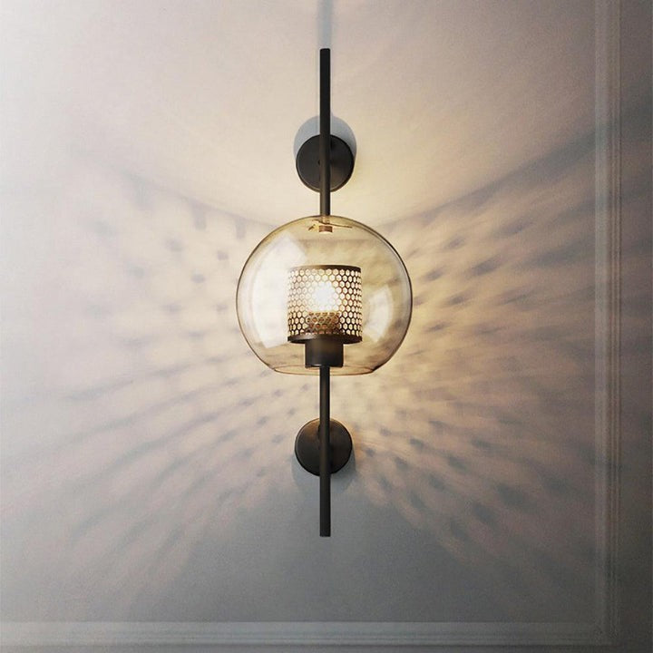 Contemporary Glass Wall Light – Sphere & Capsule