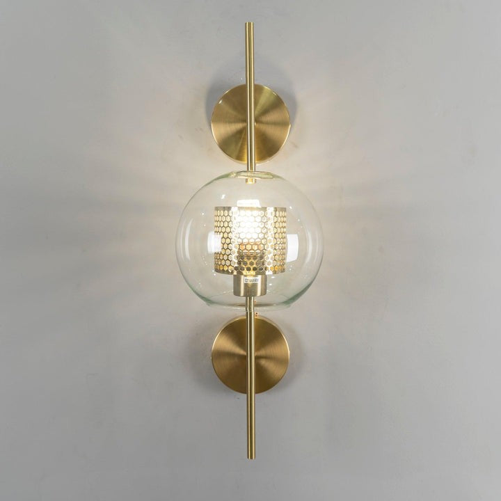 Contemporary Glass Wall Light – Sphere & Capsule