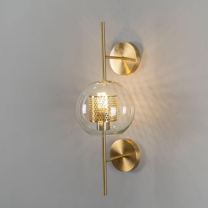 Contemporary Glass Wall Light – Sphere & Capsule