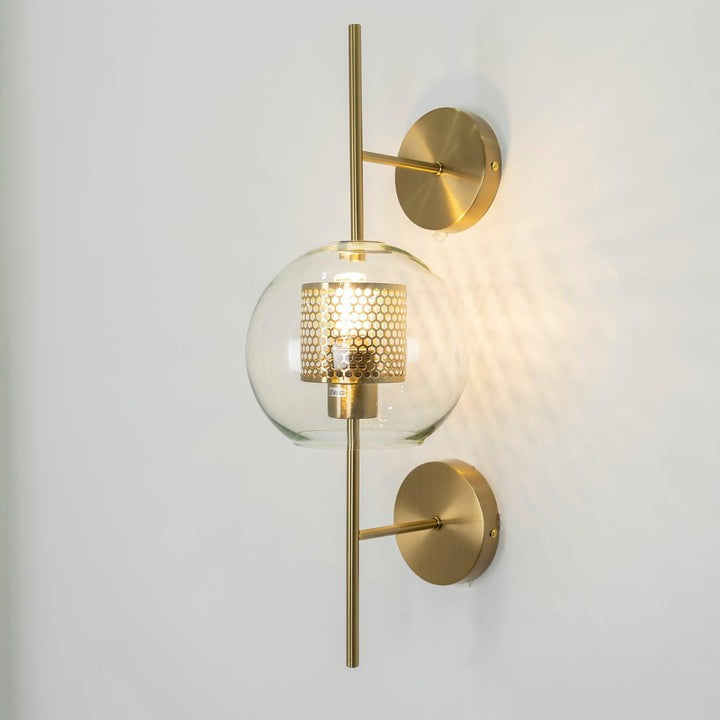 Contemporary Glass Wall Light – Sphere & Capsule