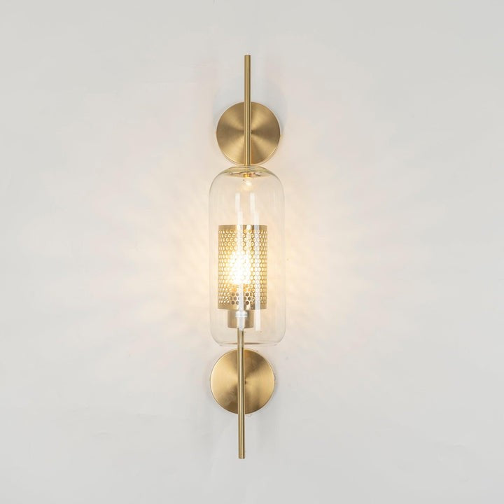 Contemporary Glass Wall Light – Sphere & Capsule