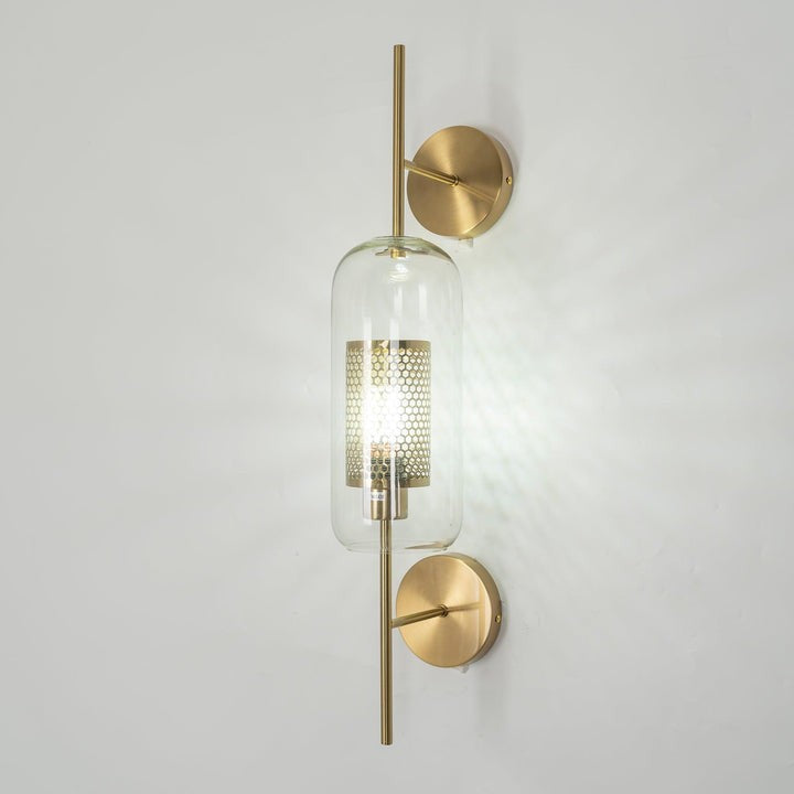 Contemporary Glass Wall Light – Sphere & Capsule