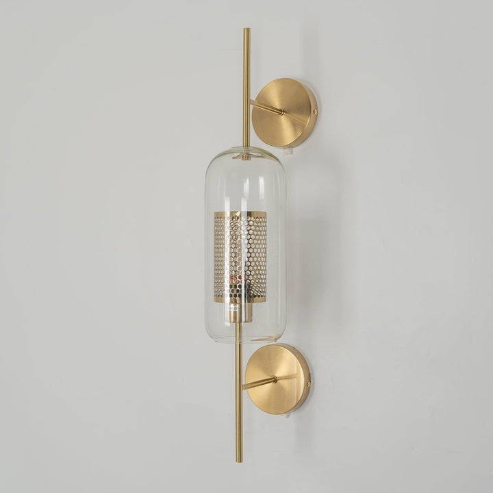 Contemporary Glass Wall Light – Sphere & Capsule