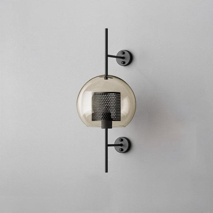 Contemporary Glass Wall Light – Sphere & Capsule