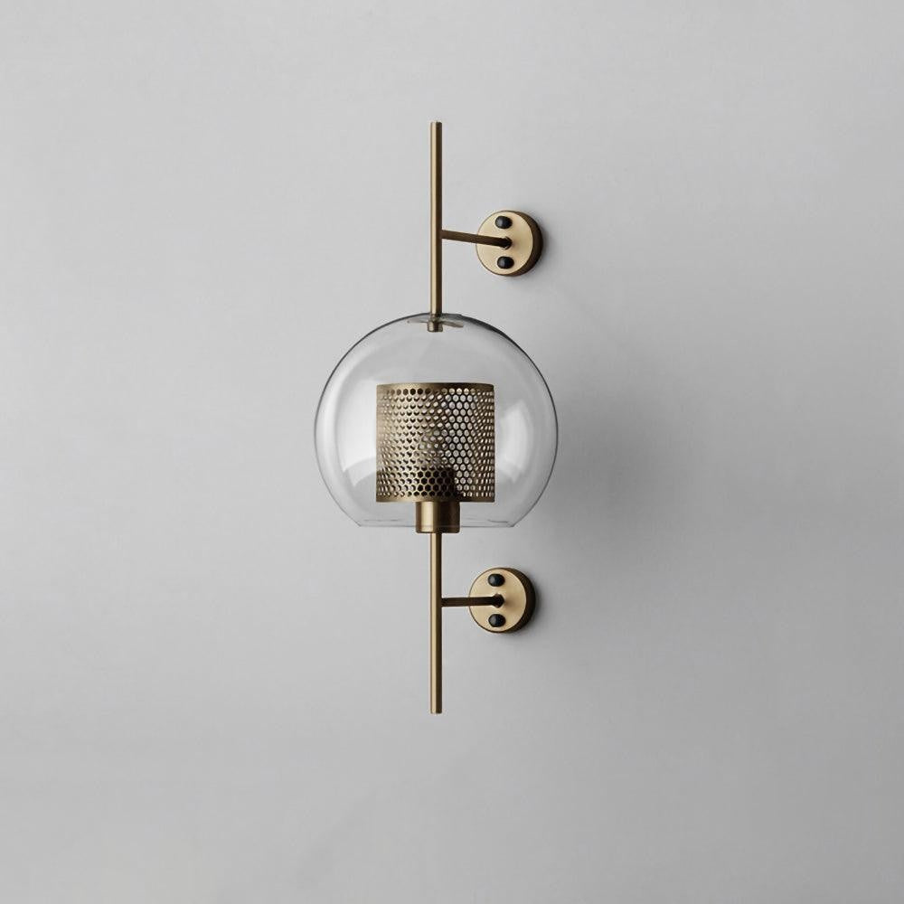 Contemporary Glass Wall Light – Sphere & Capsule