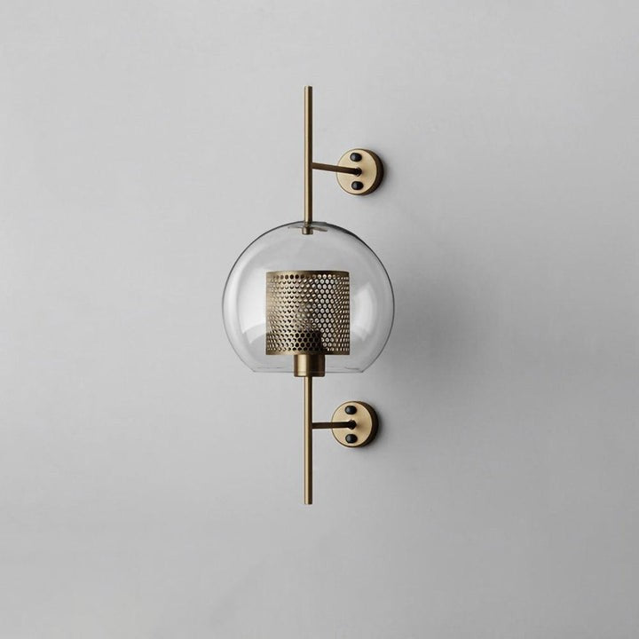 Contemporary Glass Wall Light – Sphere & Capsule