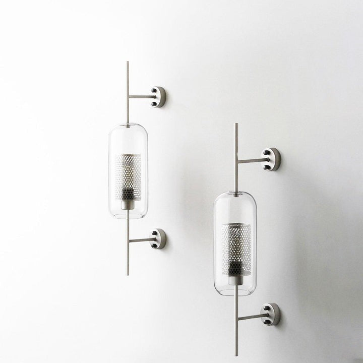 Contemporary Glass Wall Light – Sphere & Capsule