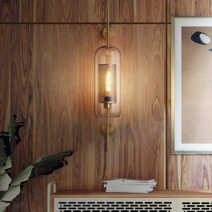 Contemporary Glass Wall Light – Sphere & Capsule