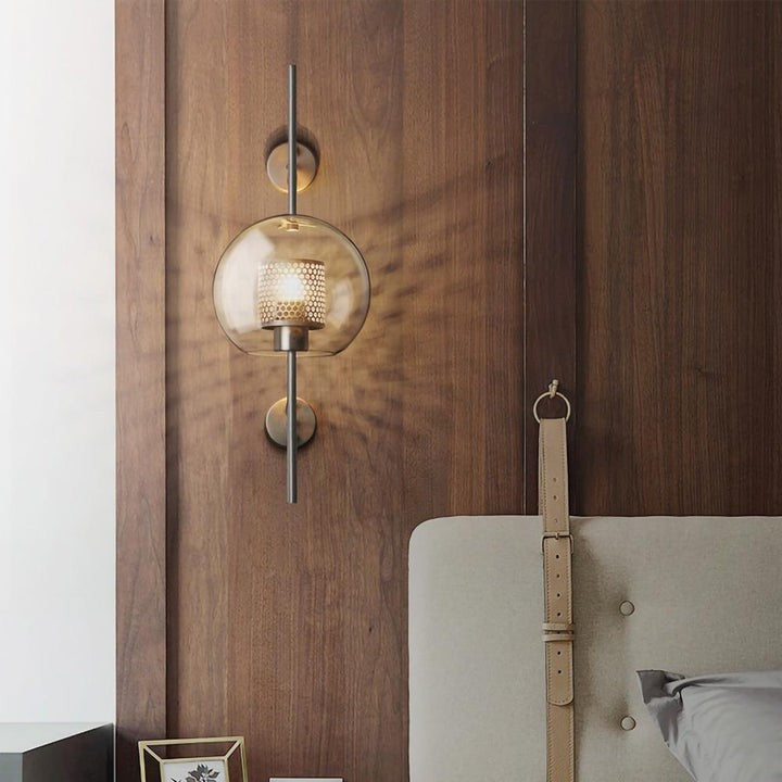 Contemporary Glass Wall Light – Sphere & Capsule