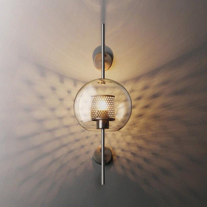 Contemporary Glass Wall Light – Sphere & Capsule