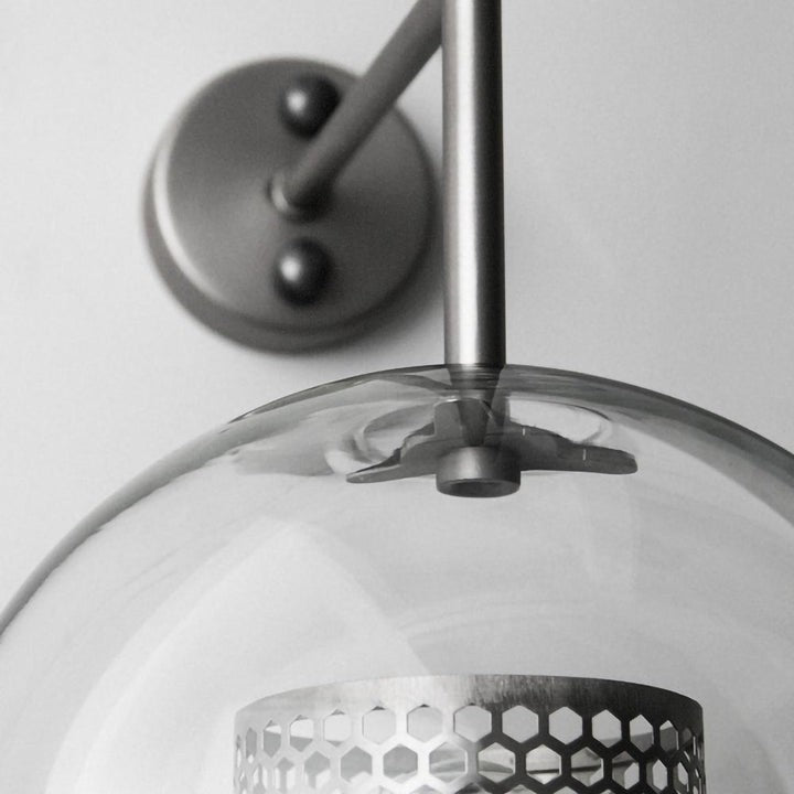 Contemporary Glass Wall Light – Sphere & Capsule