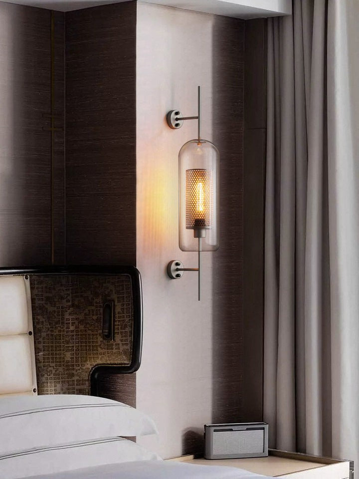Contemporary Glass Wall Light – Sphere & Capsule